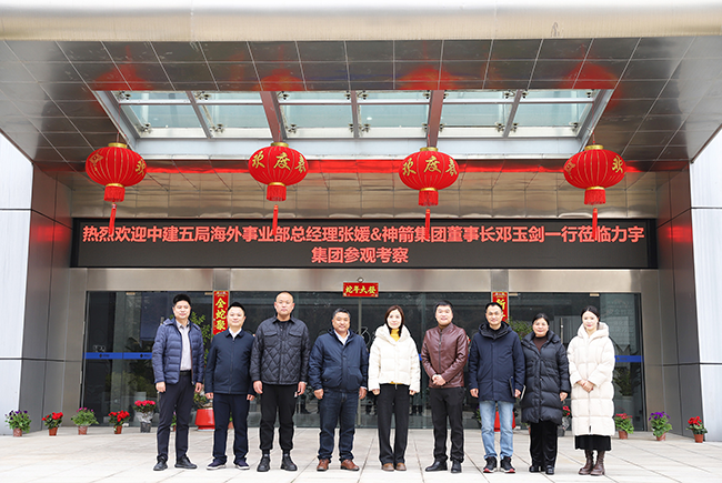 Delegación de la División CSCEC Overseas y la industria de Zhongnan Shenjian visita a Liyu para intercambio estratégico