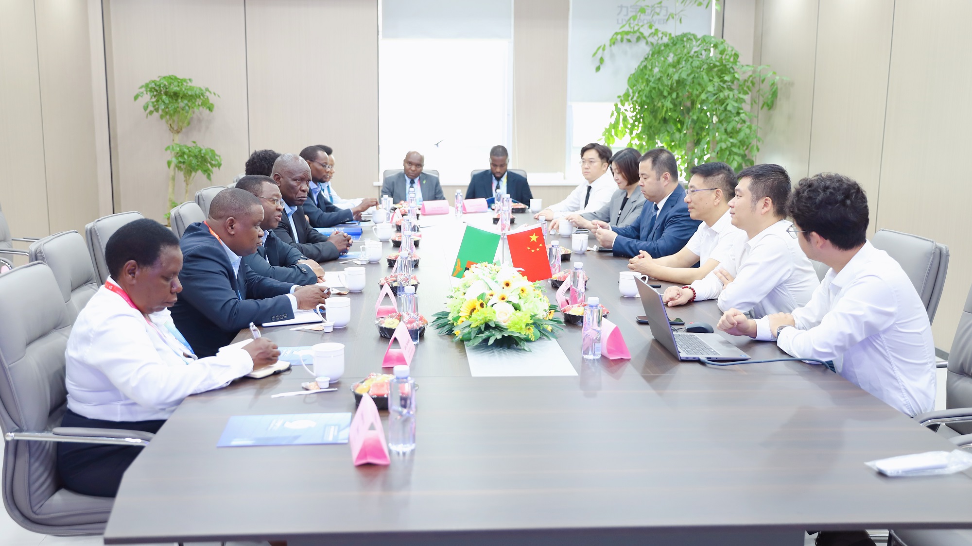 10. Discusi&oacute;n empresarial con la delegaci&oacute;n de Zambia